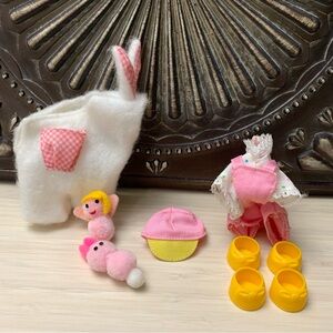 Vintage My Little Pony G1 Bunny Suit and Overalls Complete